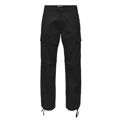 ONLY and SONS ONSRay Life 0020 ribstop cargo Cargo Trousers black