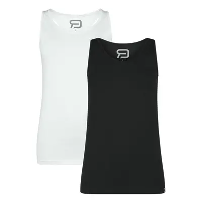 RED by EMP 2-pack vests Top black white