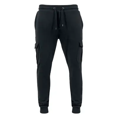 Urban Classics Fitted Cargo Sweatpants Tracksuit Trousers black