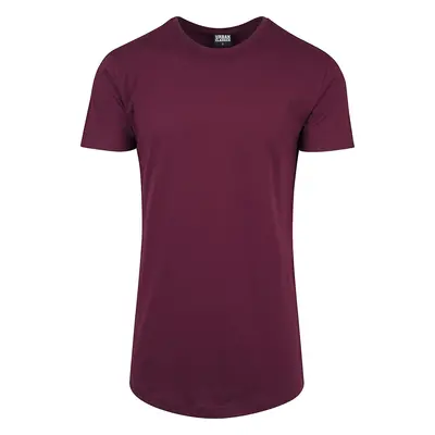 Urban Classics Shaped Long Tee T-Shirt wine red