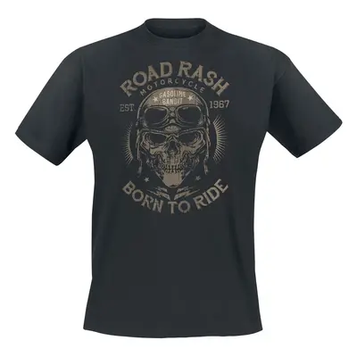 Gasoline Bandit Road Rash T-Shirt black