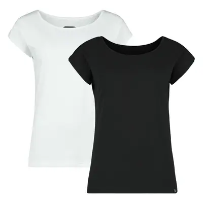 RED by EMP Double Pack T-Shirts T-Shirt black white