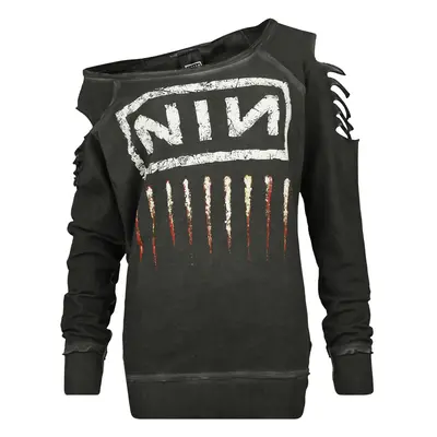 Nine Inch Nails Downward Spiral Sweatshirt charcoal