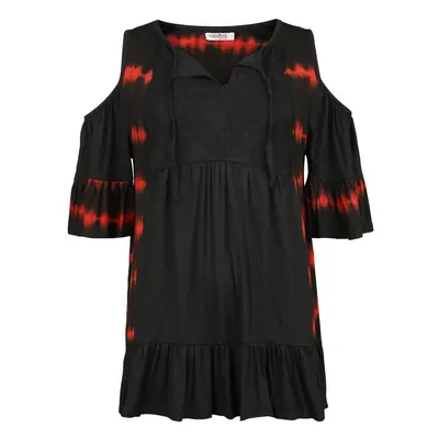 Innocent Devora top T-Shirt black red