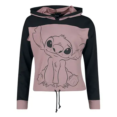 Lilo & Stitch Stitch Hooded sweater black pink