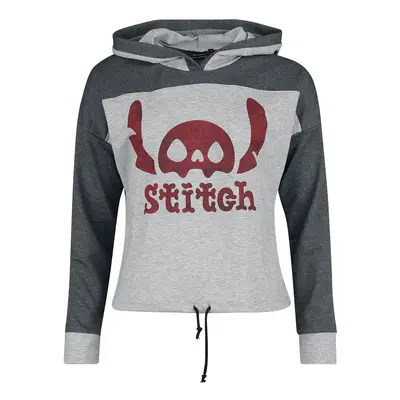 Lilo & Stitch Skeleton Stitch Hooded sweater dark grey light grey