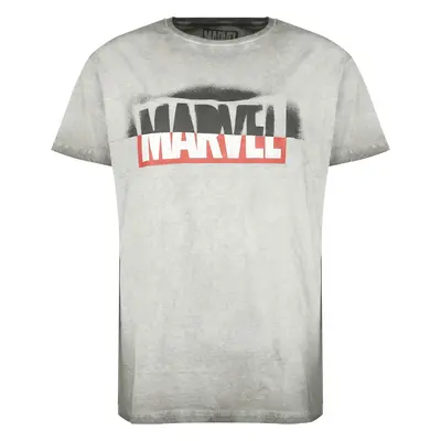 Marvel Graffiti logo T-Shirt light grey