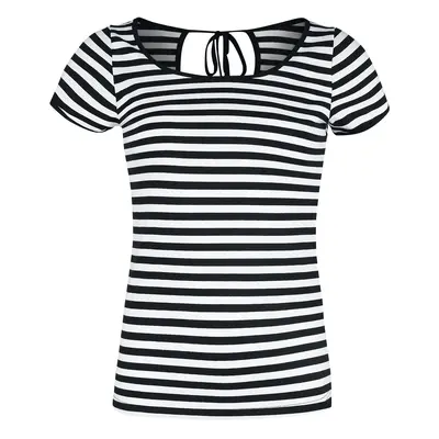 Forplay Stripes Tee T-Shirt black white