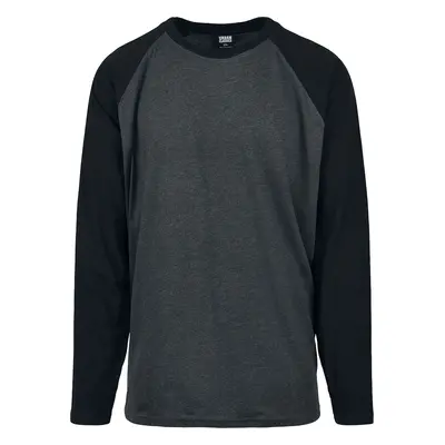 Urban Classics Raglan Contrast Longsleeve Long-sleeve Shirt grey charcoal