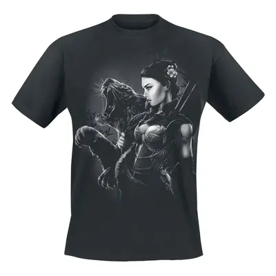 Toxic Angel Blossom T-Shirt black