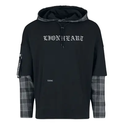 Lionheart EMP Signature Collection - Oversize Long-sleeve Shirt black grey