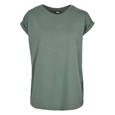 Urban Classics Ladies Extended Shoulder Tee T-Shirt green