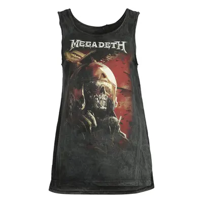 Megadeth Fighter Pilot Top grey