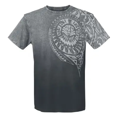 Outer Vision Burned Tattoo T-Shirt grey