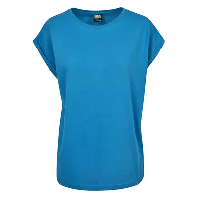 Urban Classics Ladies Extended Shoulder Tee T-Shirt blue