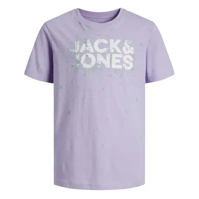 Jack & Jones junior Jcosplash SMU tee S/S crew neck T-Shirt lilac