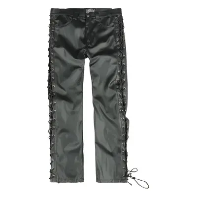 Vixxsin Maximus trousers Imitation Leather Trousers black