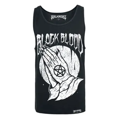 Black Blood by Gothicana Praying Hands Tanktop black