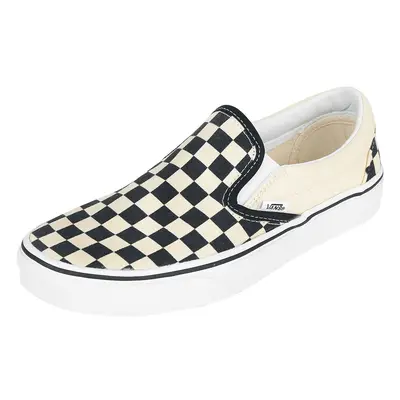 Vans Classic Slip On Checkerboard Sneakers black old white