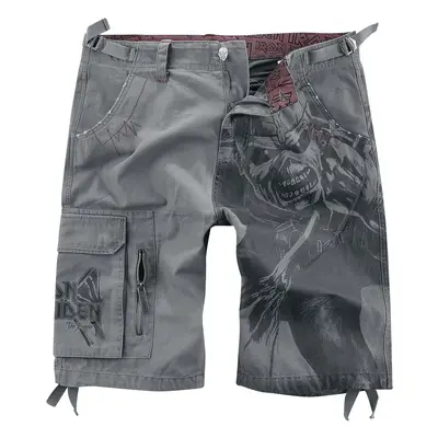 Iron Maiden EMP Signature Collection Shorts grey