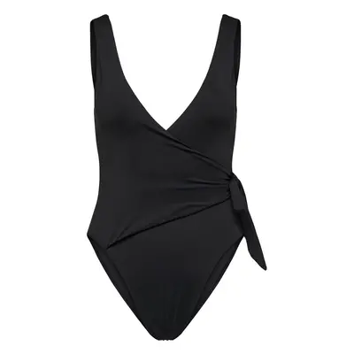 Only Onljulie wrap tie swimsuit Swimsuit black