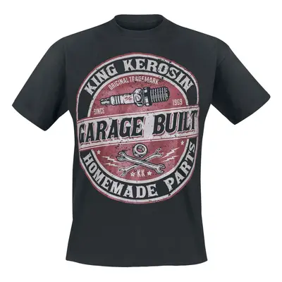 King Kerosin Garage Built T-Shirt black