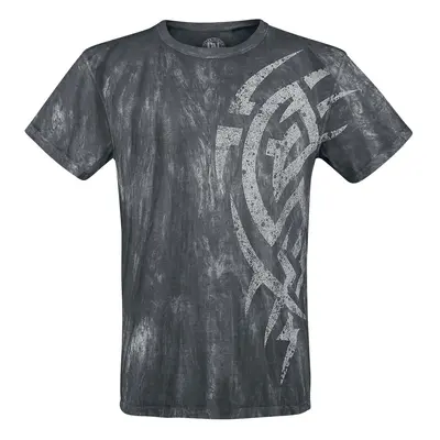 Outer Vision Scratch Tattoo T-Shirt grey