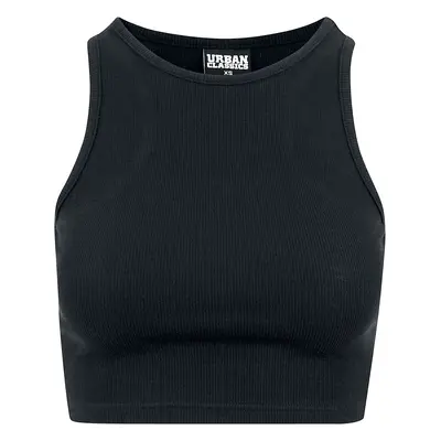 Urban Classics Ladies Cropped Rib Top Top black