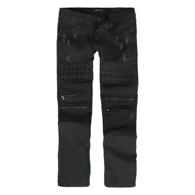 Rammstein Logo Jeans Jeans black