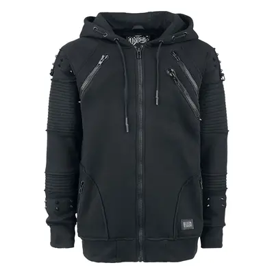 Vixxsin Black Chrome Hood Hooded zip black