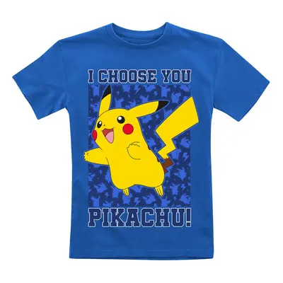 Pokémon Kids - Pikachu I Choose You T-Shirt blue