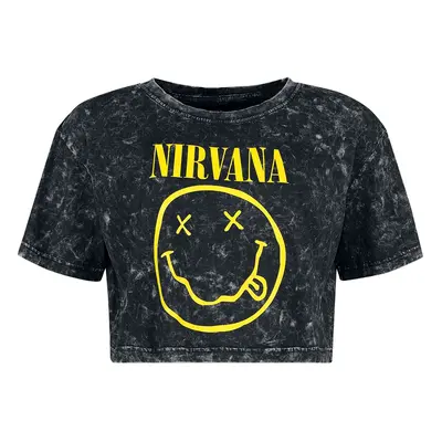 Nirvana Logo T-Shirt dark grey black