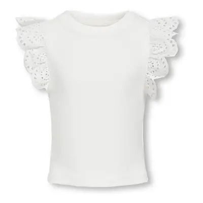 Kids Only Kogdrea S/S top JRS T-Shirt white