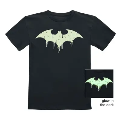 Batman Kids - GITD Logo T-Shirt black