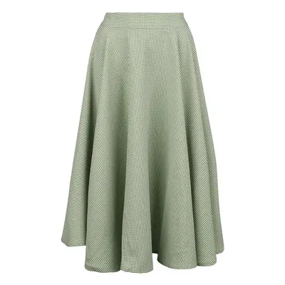 Banned Retro Saling Breeze Swing Skirt Medium-length skirt green