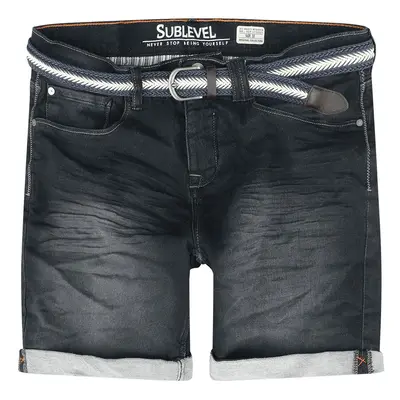 Sublevel Denim Mens Bermunda Shorts Shorts black