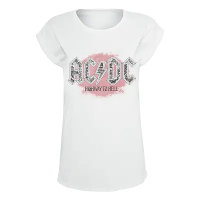 AC/DC Highway To Hell Flowers T-Shirt white