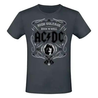 AC/DC High Voltage - Rock 'N' Roll T-Shirt charcoal