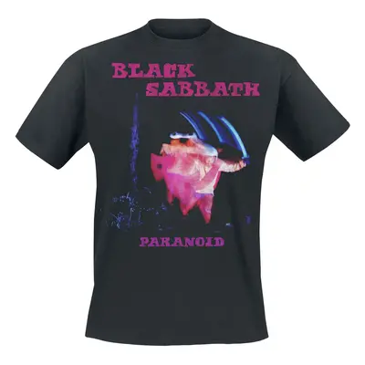 Black Sabbath Paranoid Tracklist T-Shirt black