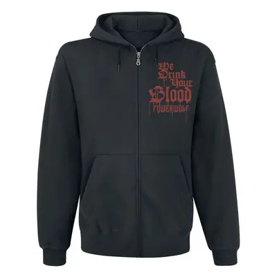 Powerwolf We Drink Your Blood Hooded zip black