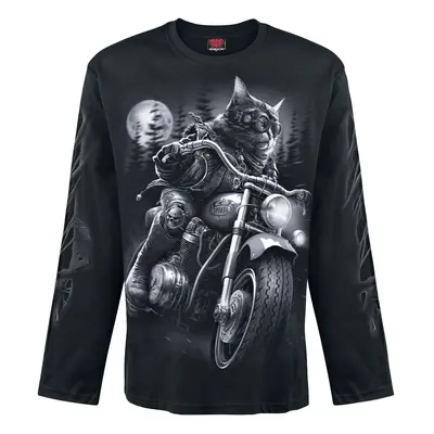 Spiral Nine Lives Long-sleeve Shirt black