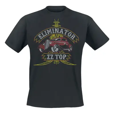 ZZ Top Eliminator Pinstripe T-Shirt black