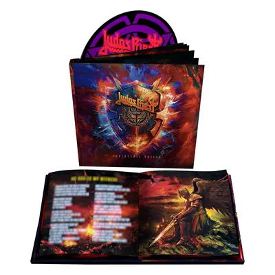 Judas Priest Invincible shield CD multicolor