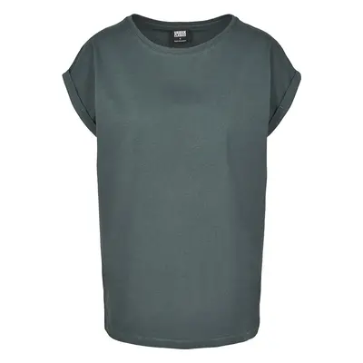 Urban Classics Ladies Extended Shoulder Tee T-Shirt bottle green