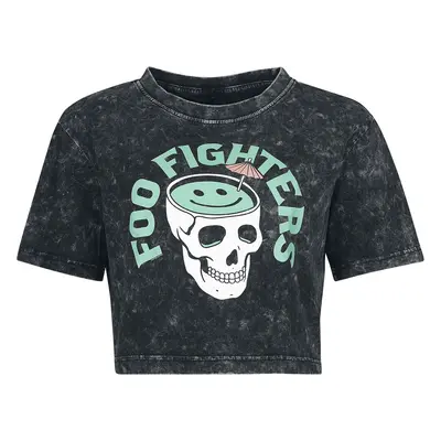 Foo Fighters Skull T-Shirt dark grey black