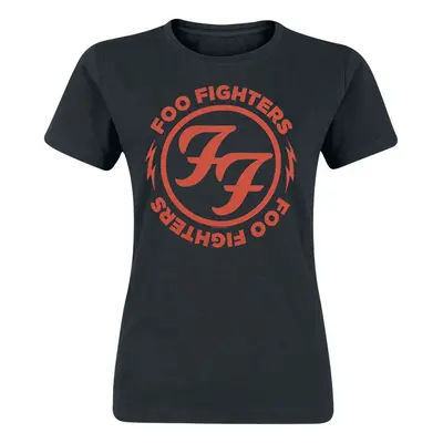 Foo Fighters Logo Red Circle T-Shirt black