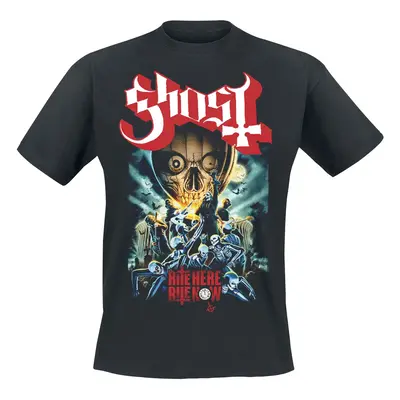 Ghost Rite Here Poster Tee T-Shirt black