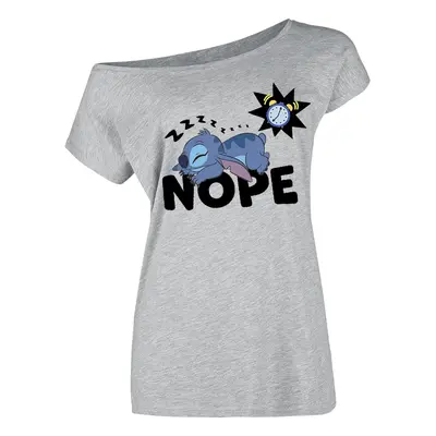 Lilo & Stitch Nope T-Shirt grey