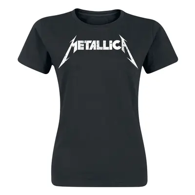 Metallica Textured Logo T-Shirt black