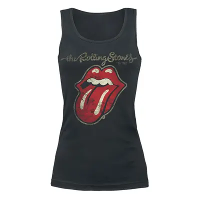 The Rolling Stones Plastered Tongue Top black